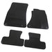 Fully Tailored Black Rubber Car Mats for Audi Q5 08 ON Set of 4 With 4 Clips UKB4C  - Dynamic Drive