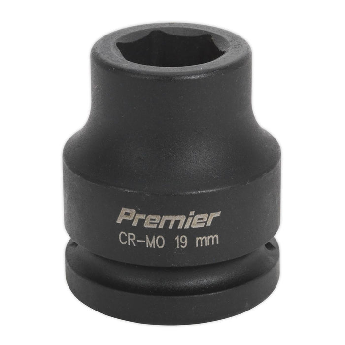 Sealey Impact Socket 19mm 3/4"Sq Drive IS3419