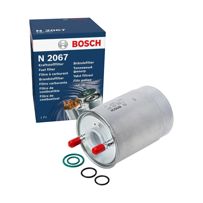 Genuine Bosch Car Fuel Filter N2067 fits Renault Scenic dCi - 1.5 - 09- F0264020