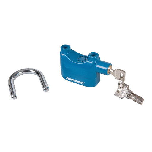 Silverline Alarm Padlock 70mm Silverline  - Dynamic Drive