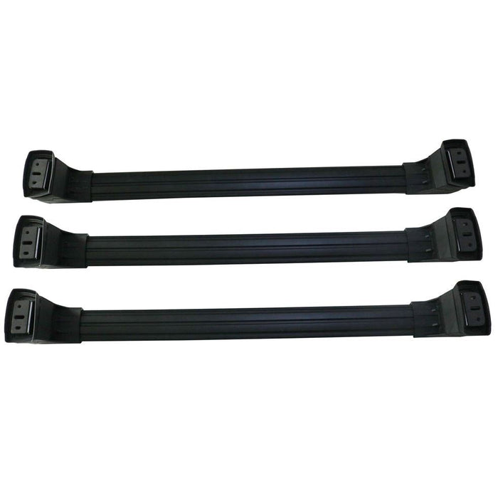 Aluminium Roof Bars Rack Black fits Ford Tourneo Custom 2013- V362