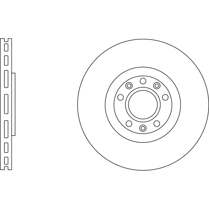 Genuine APEC Front Brake Discs & Pads Set Vented for Peugeot RCZ