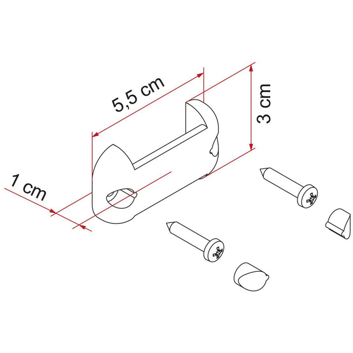 Fiamma Luggage Bar for Caravan/Motorhome