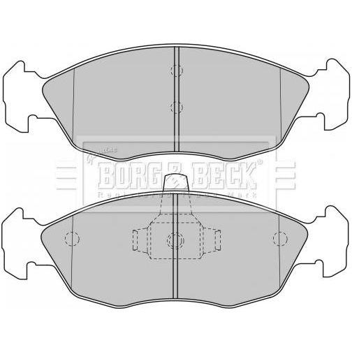 Genuine Borg & Beck Brake Pads fits Cit SaxoXsara Peu 106306 97 BBP1505 Borg & Beck  - Dynamic Drive