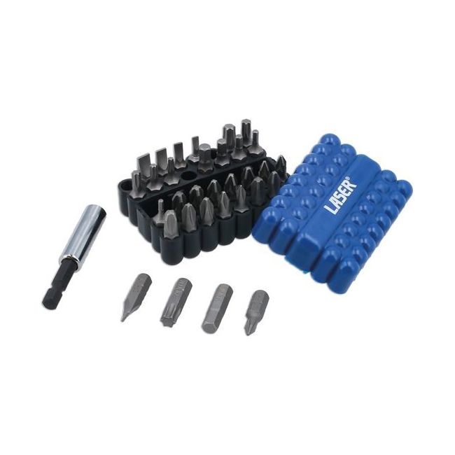 Laser Power Bits Set, includes JIS 33pc 8316 Laser Tools  - Dynamic Drive