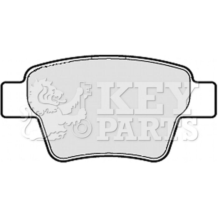 Genuine Key Parts KBP1983 Rear Brake Pads (Bosch)