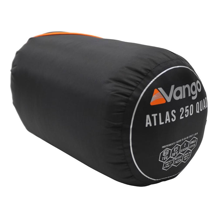 Vango Atlas 250 Quad Sleeping Bag Black Vango  - Dynamic Drive