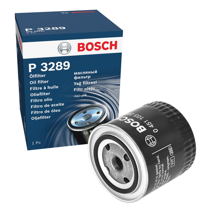 Genuine Bosch Car Oil Filter P3289 fits VW Caddy Pick-Up - 1.9 - 96-00 045110328