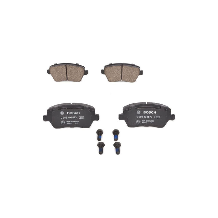 Genuine Bosch Brake Pad Set Bp1494 fits Nissan Micra - 1.2 - 10- 0986494573