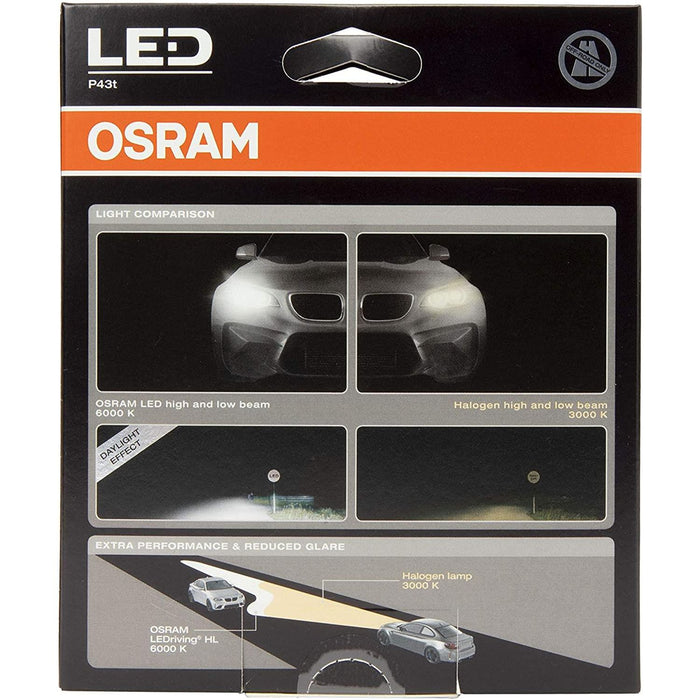 2x H4 LED OSRAM LEDriving HL GEN2 (Next Generation) 6000K Bulbs 9726CW Osram  - Dynamic Drive