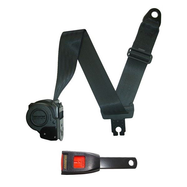 Securon Seat Belt - Auto Lap & Diagonal - Black Securon  - Dynamic Drive