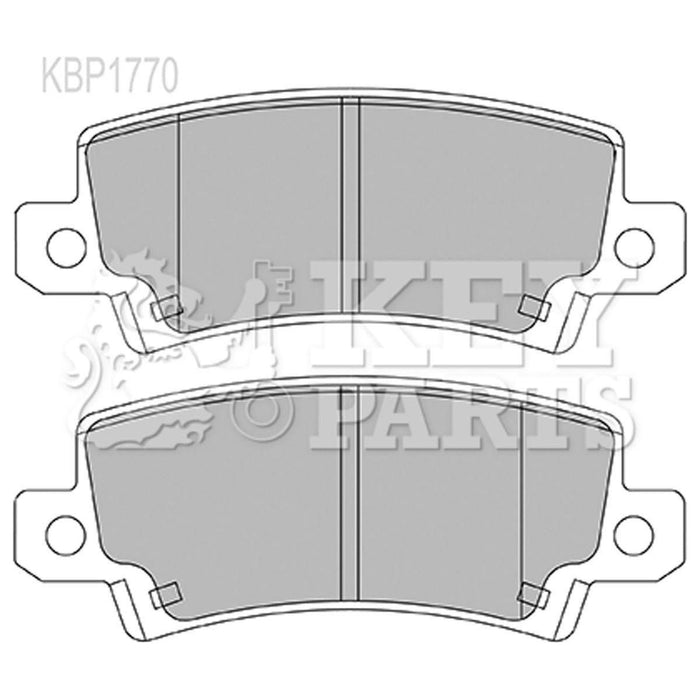 Genuine Key Parts KBP1770 Rear Brake Pads (Lucas-Girling)