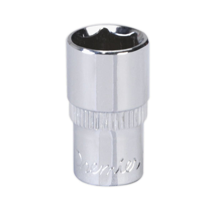 Sealey WallDrive Socket 10mm 1/4"Sq Drive Fully Polished SP1410