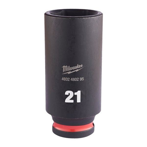 Milwaukee 21mm 3/8 Impact Socket Deep-1Pc Ne 4932480295 Milwaukee  - Dynamic Drive