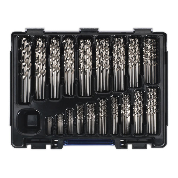 Sealey HSS Fully Ground Drill Bit Assortment 170pc1-10mm DBS170FG