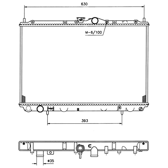 NRF Radiator 519517