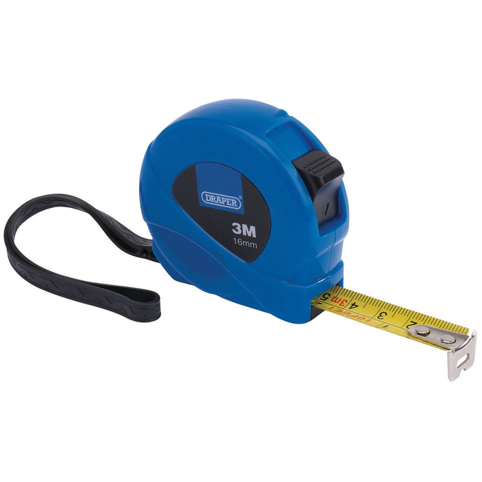 Draper Measuring Tape, 3m/10ft x 16mm, Blue 75880 Draper  - Dynamic Drive