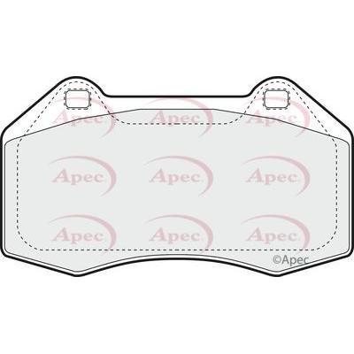 Apec Brake Pads Front Fits Renault Clio Megane