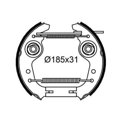 Valeo Drum Brake Fast Fit Kit 554921 Automotive Part fits Fiat Valeo  - Dynamic Drive