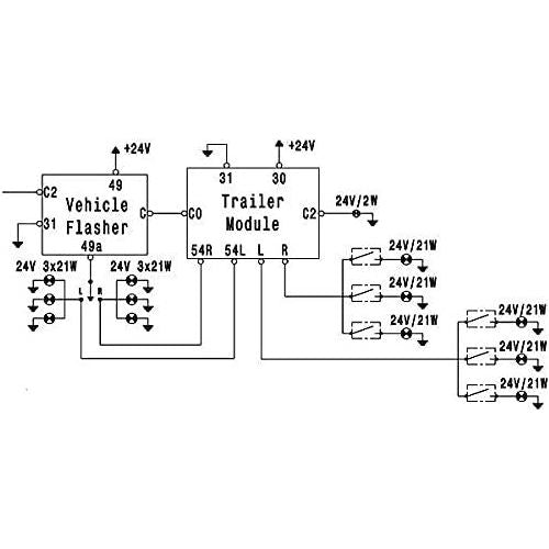 Hella Time-delay Relay, towing device 24V 4JA 005 355-021 Hella  - Dynamic Drive