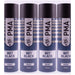 4 x 500ml PMA Stone Guard BLACK stone chip protection spray paint PMA  - Dynamic Drive