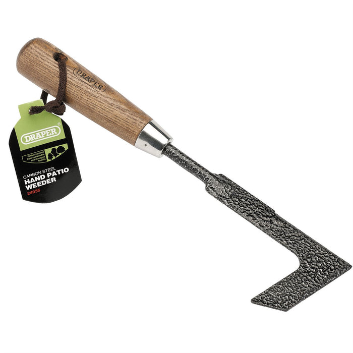 Draper Carbon Steel Heavy Duty Hand Patio Weeder with Ash Handle 24935