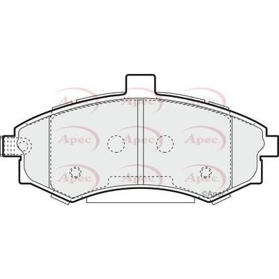 Apec Brake Pads Front Fits Hyundai Elantra Matrix