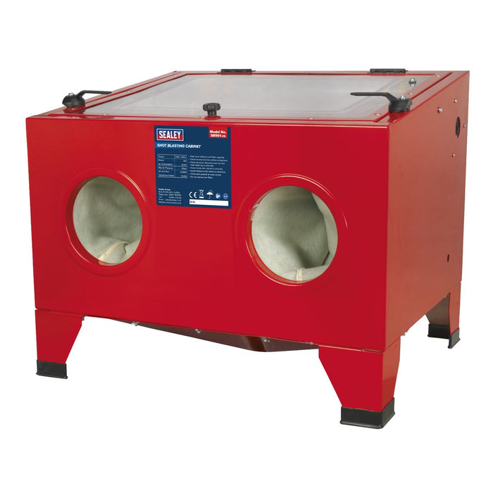 Sealey Shot Blast Cabinet with Gun 640 x 490 x 490mm SB951 Sealey  - Dynamic Drive