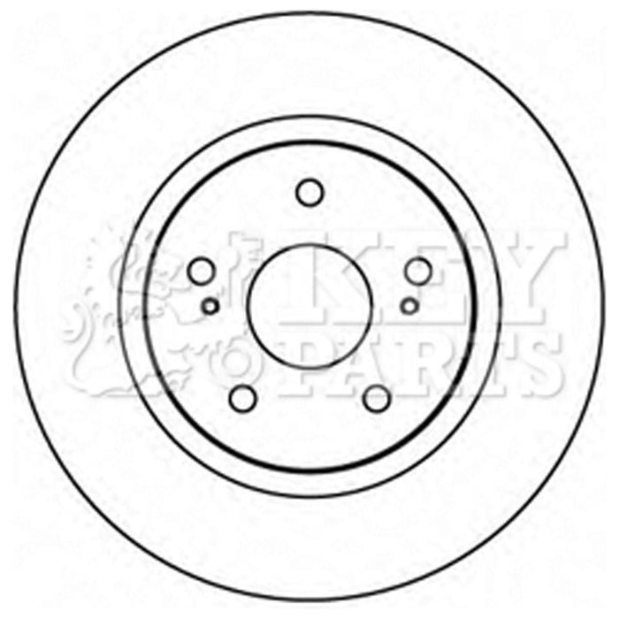 Genuine Key Parts KBD4607 Brake Disc Pair (Front)