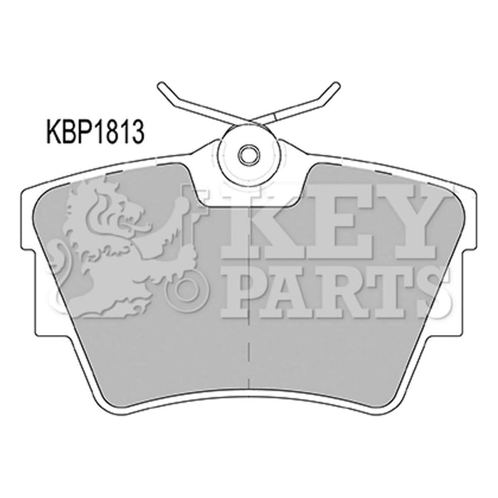 Genuine Key Parts KBP1813 Rear Brake Pads (Lucas-Girling)