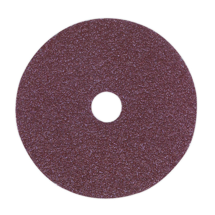 Sealey Sanding Disc Fibre Backed100mm 36Grit Pack of 25 FBD10036 Sealey  - Dynamic Drive