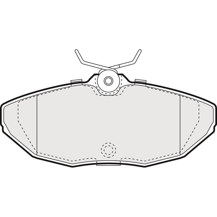 Apec Brake Pads Rear Fits Jaguar/Daimler S Type Apec  - Dynamic Drive