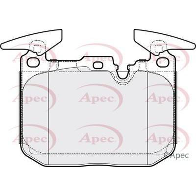 Apec Brake Pads Front Fits BMW 1 Series 2 3 4 I8