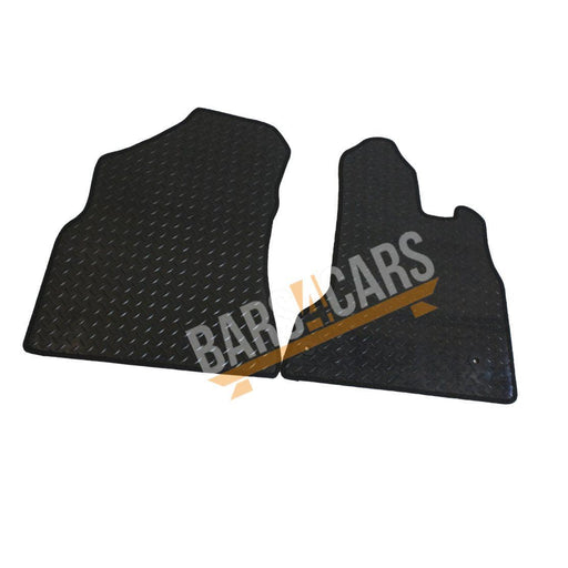 Red Trim Tailored Rubber Mats fits Citroen Berlingo Van 08> (Partner 08>) 2 2 Cl UKB4C  - Dynamic Drive