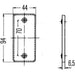 Hella Reflector Lens Colour: Yellow Bolted 8RA 003 326-011 Hella  - Dynamic Drive