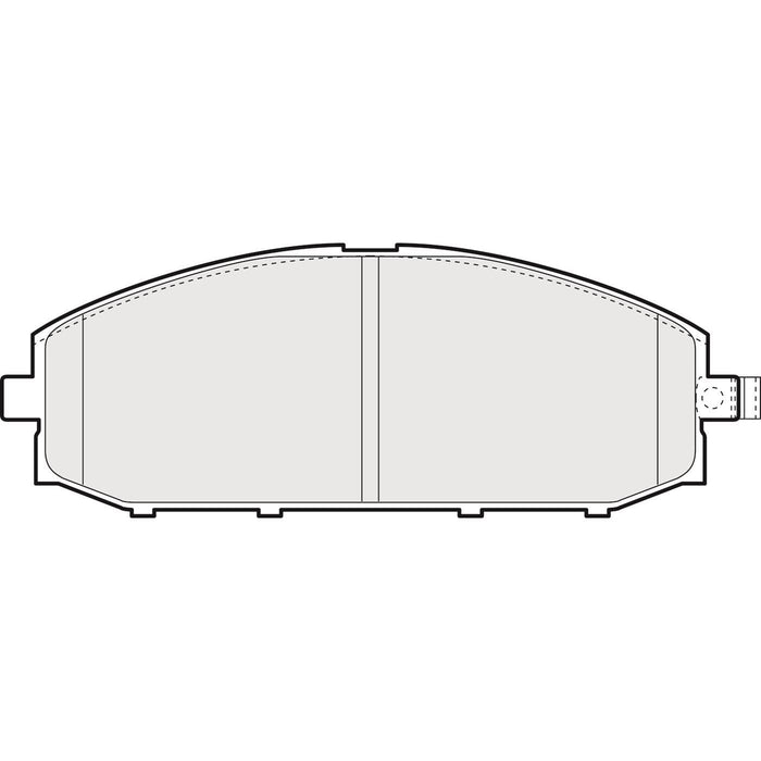 Apec Brake Pads Front Fits Nissan Patrol