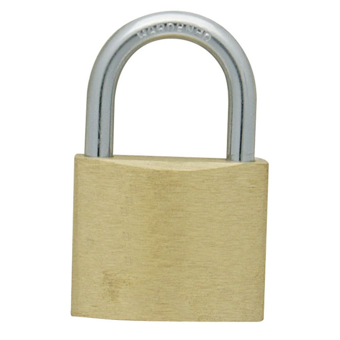 Silverline Brass Padlock Keyed Alike 4pk 40mm