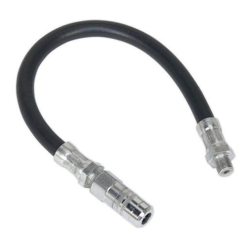 Sealey Rubber Delivery Hose with 4-Jaw Connector Flexible 300mm 1/8"BSP Gas Sealey  - Dynamic Drive