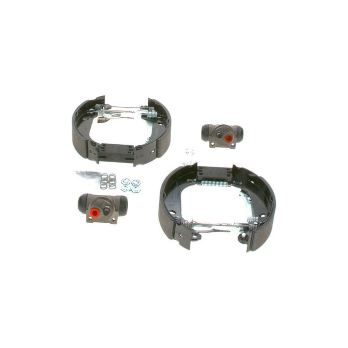 Genuine Bosch Brake Shoes Pre-Assembled Ks013 fits Renault 19 - 1.4 - 96-01 0204