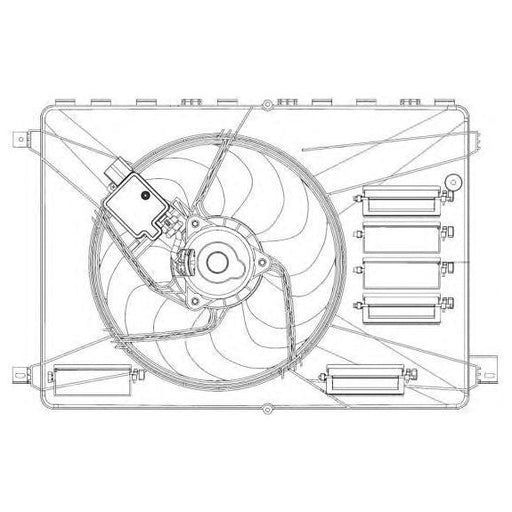 NRF Radiator Fan 47626 NRF  - Dynamic Drive