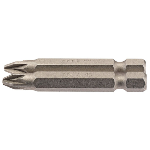 Draper PZ Type Insert Bit, 1/4" Hex, 50mm Long, No.2 (Pack of 2) 64228 Draper  - Dynamic Drive