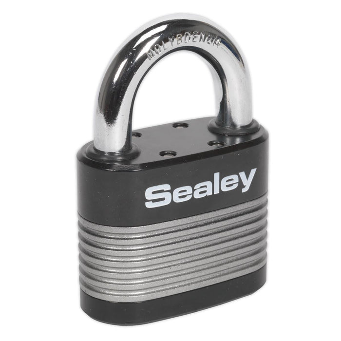 Sealey Zinc Coated Steel Body Padlock 63mm Sealey  - Dynamic Drive