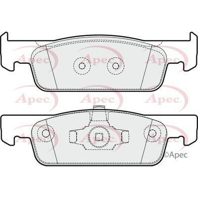 Apec Brake Pads Front Fits Dacia Logan Sandero Renault Clio Twingo Smar