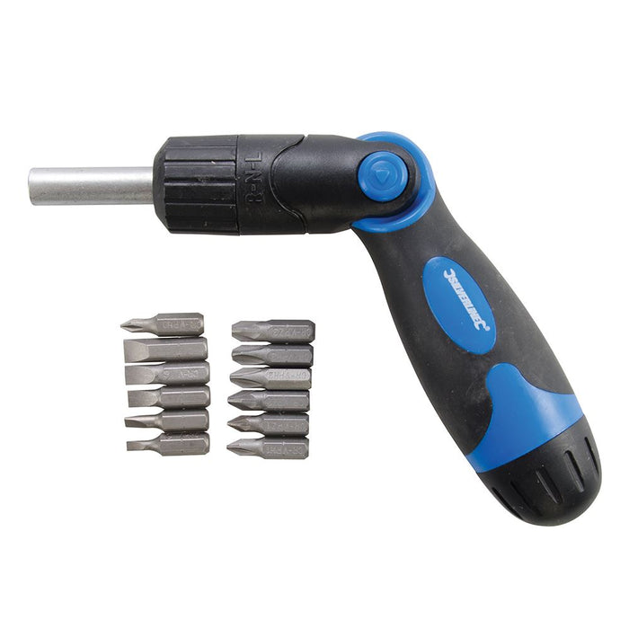 Silverline Multi-Bit Ratchet Screwdriver 3-Way