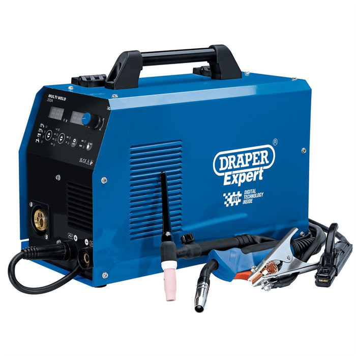 Draper 3-in-1 Multi-Process Welder Dti, 200A 70043