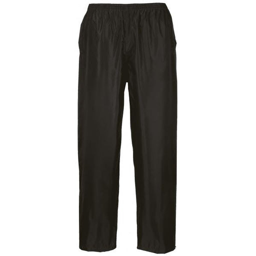 Portwest Classic Rain Trousers - Black - XX Large (Regular) Portwest  - Dynamic Drive