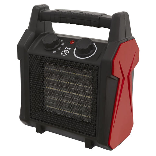 Sealey Industrial Ceramic Fan Heater 2000W CH20 Sealey  - Dynamic Drive