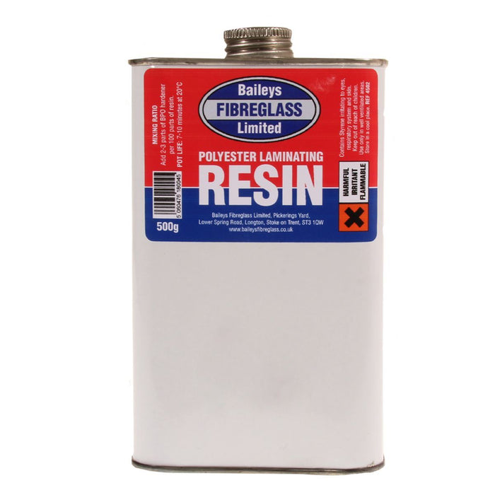 Baileys Fibreglass Polyester Resin 500g: Repair Fibreglass Damage Quickly and