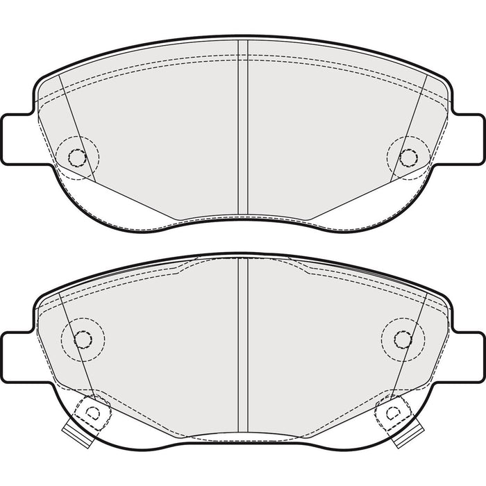 Apec Brake Pads Front Fits Toyota Avensis Verso