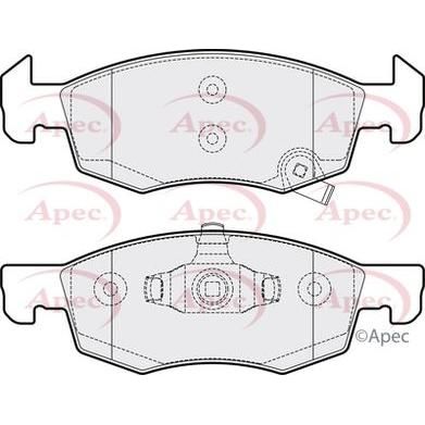 Apec Brake Pads Front Fits Opel Corsa Vauxhall